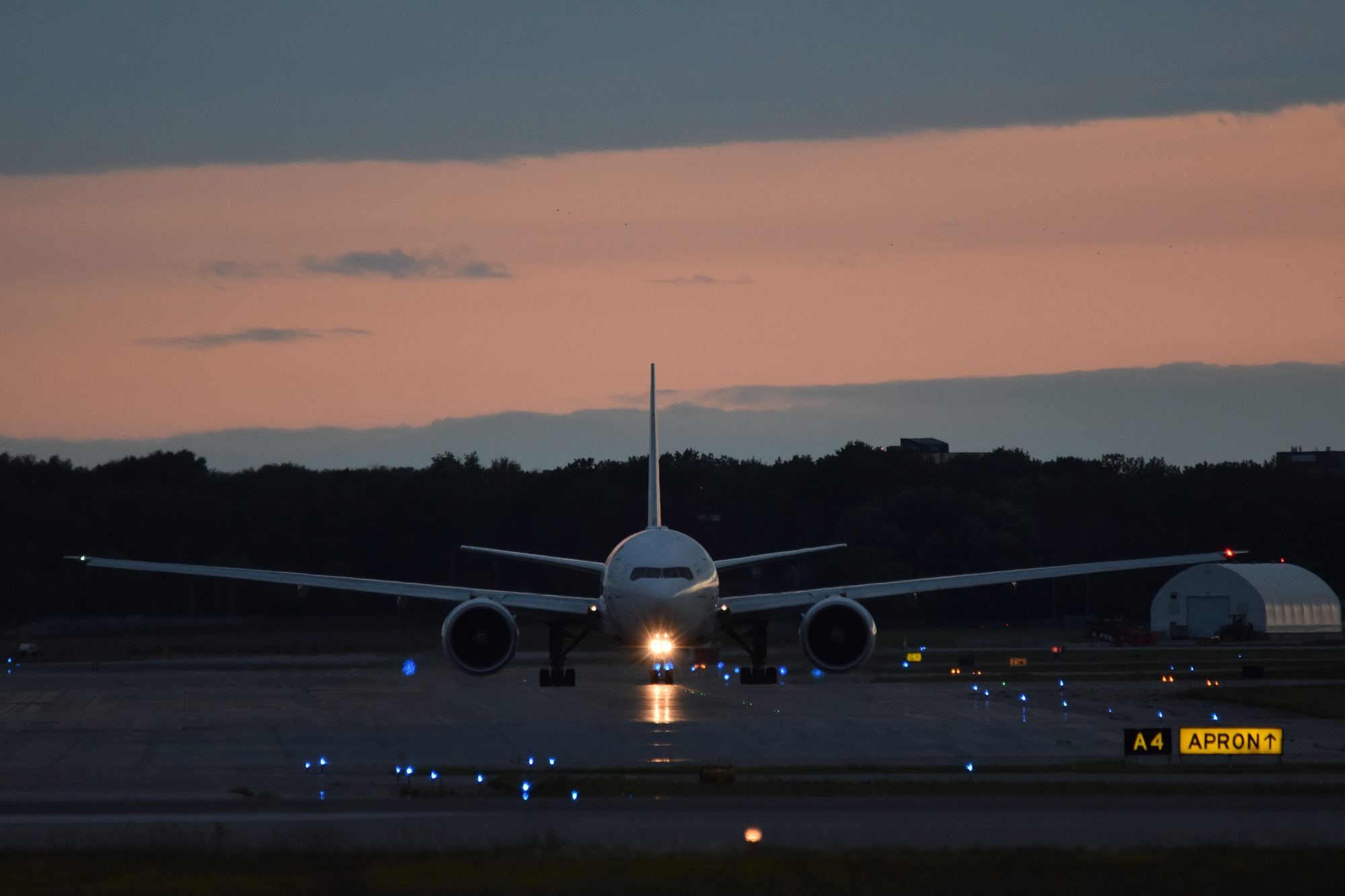 Taxiing Into the Evening