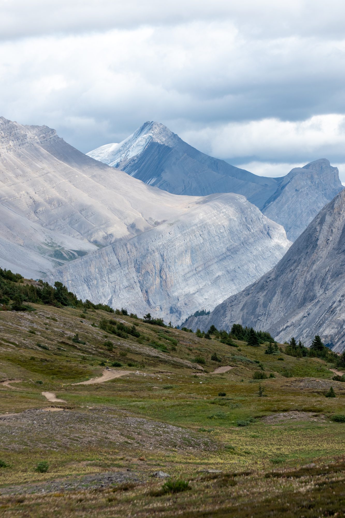 Grey Peaks and Green Valley