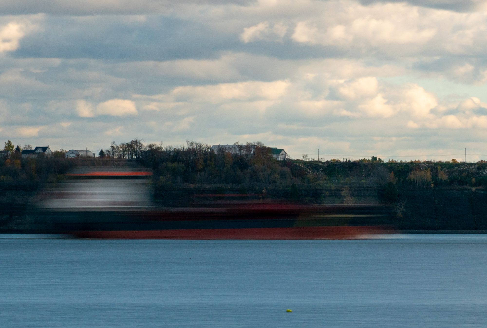 Blurred Passage on the River