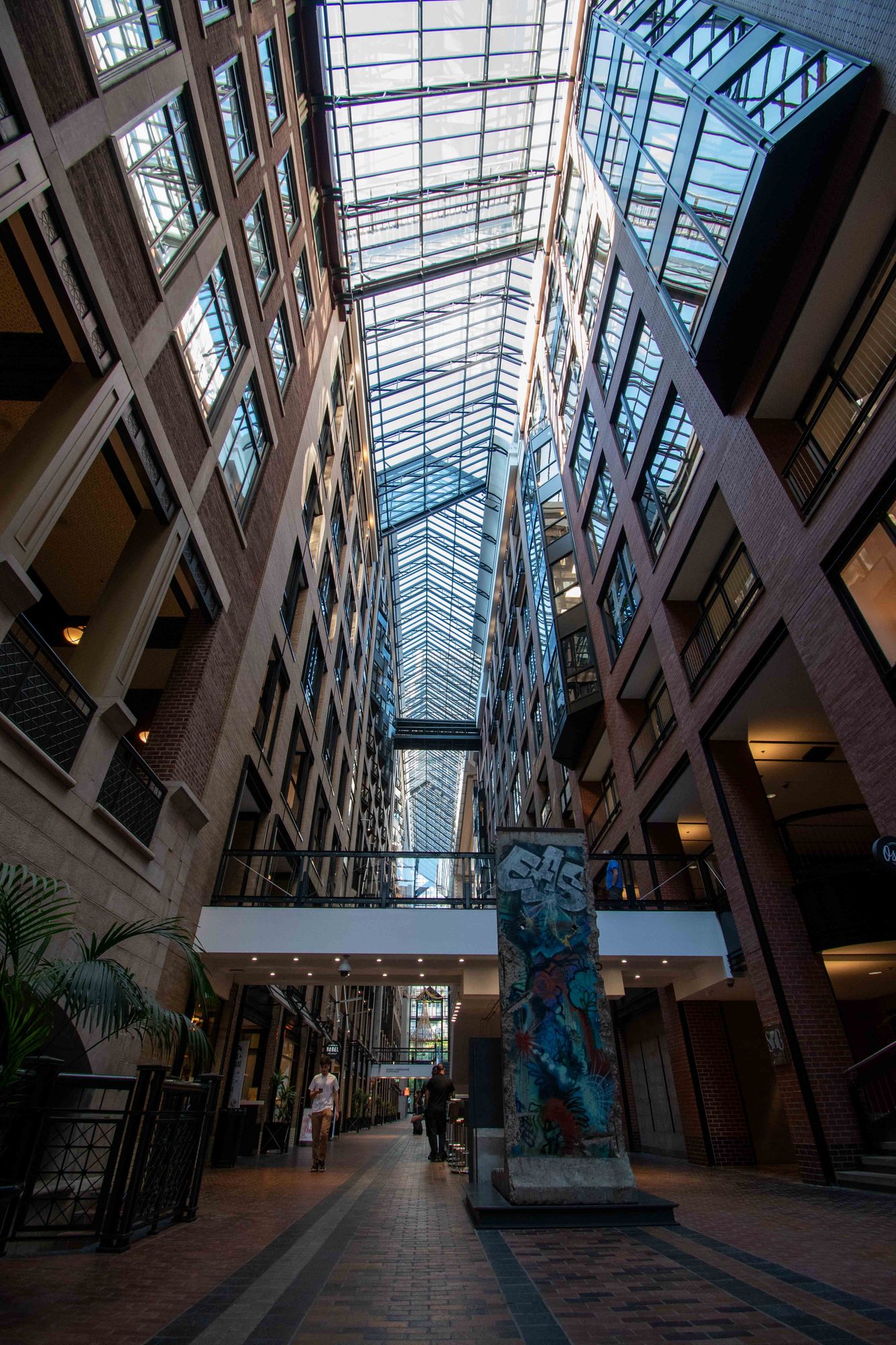 Atrium with a Piece of History