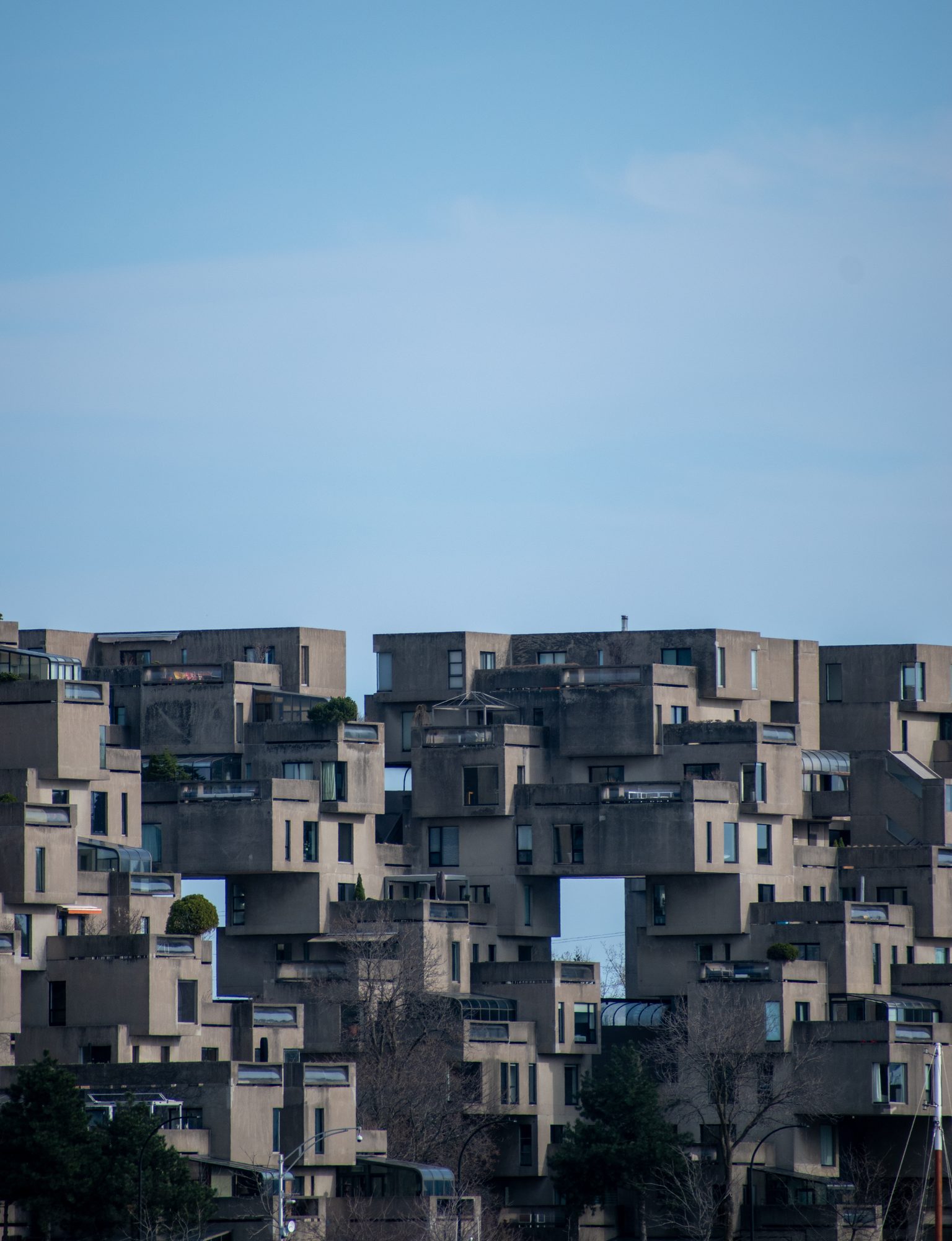 Habitat 67 in Winter Light
